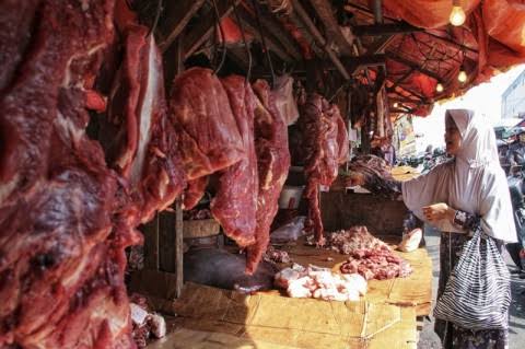 Ilustrasi stok daging sapi menjelang Ramadan di Pekanbaru dipastikan cukup (foto/int)